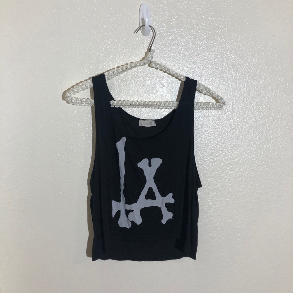 Brandy Melville LA Cropped Tank Top